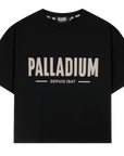 CROPPED CASUAL LOGO T-SHIRT